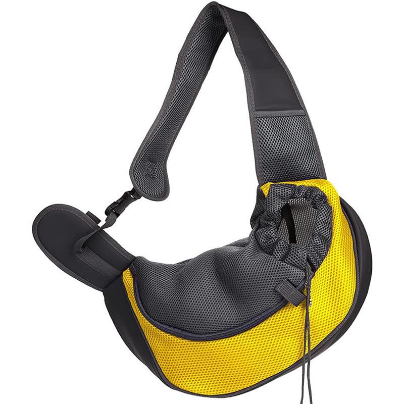 Shoulder cat bag cat dog travel portable oblique span shoulder bag comfortable breathable mesh pet going out backpack