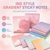 Gradient Color Self Sticky Note Pads 50 Sheets Sticky Note Book New Square Sticky Notes  Office Use
