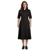 Disfraz Cosplay de Sacerdotisa para Mujer Halloween Conjunto de Vestido de Pastora Estilo Iglesia Túnica Negra Conjunto Completo