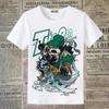 Japanese Kitsune Fox Mask Floral Graphic Women T-Shirt Traditional Oriental Sakura Bell Print Short Sleeve Casual Tee