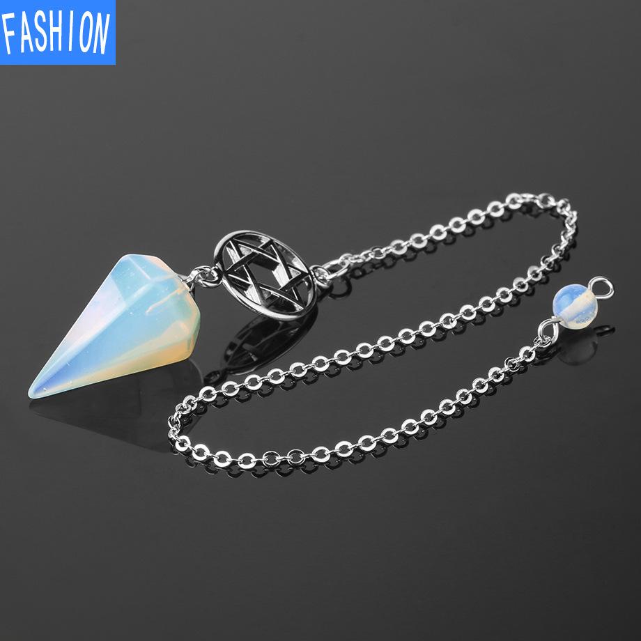 Guarigione Naturale 7 Chakra Cristalli Di Quarzo HEXAGON Pendulem Reiki - Foto 2