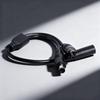 30cm Long PVC DC7.4x5.0mm Splitter Cable Ensuring Stable Power Transmission and Long Use for Various Devices
