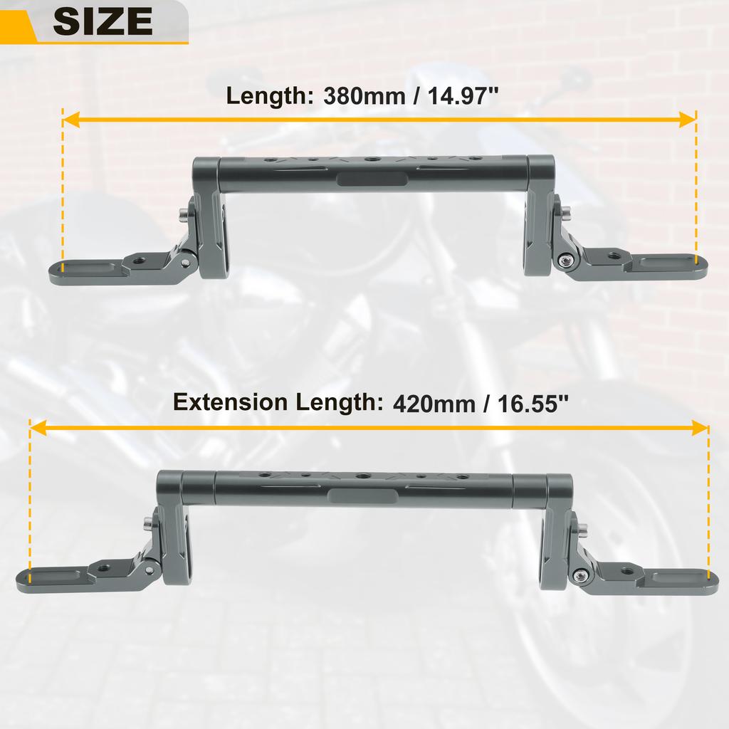 Motoforti Motorcycle Handlebar Universal Adjustable Aluminum Alloy Balance Bar Handle Bracket Center Motorcycle Parts