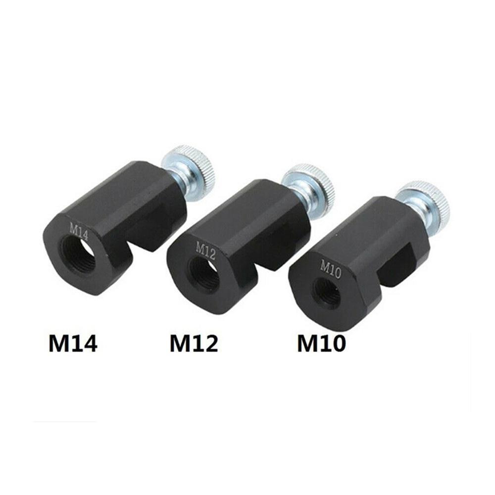 1PC Mini CNC Aluminum Matte Black Universal Car Engine Spark Plug Gap Caliper Tool M14/M12/M10