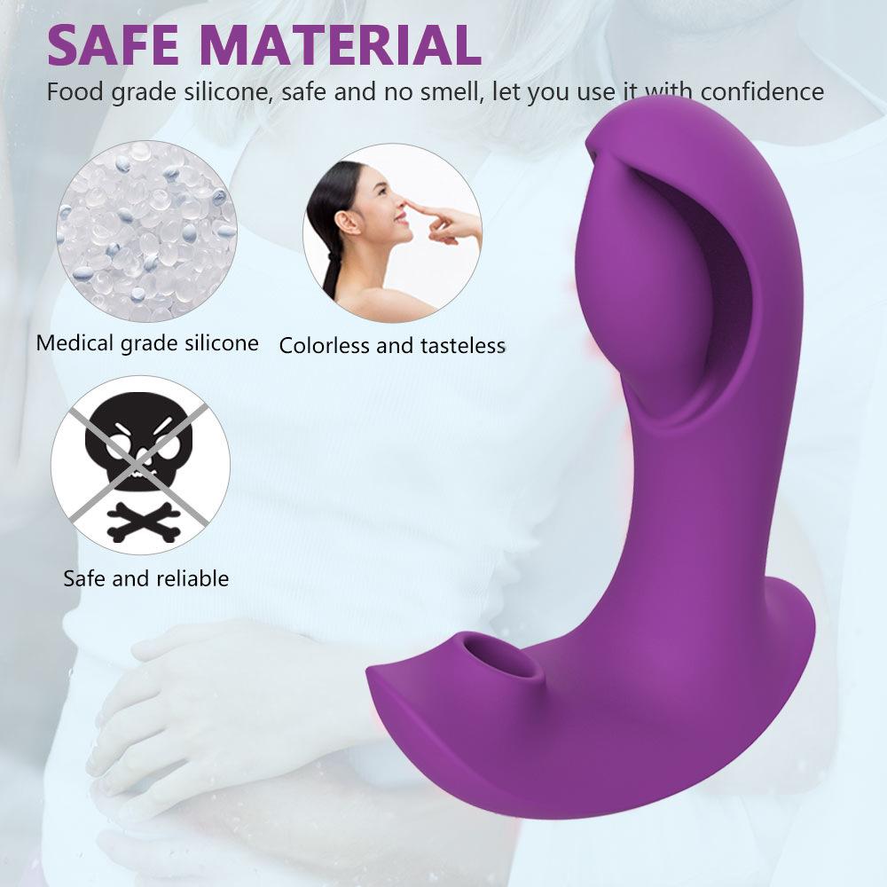 2 IN 1 Saugen Dildo Vibrator Drahtlose Fernbedienung Tragbare Vagina Klitoris Stimulator Weibliche Masturbator Sex Spielzeug für Womans