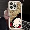 Phone Case for iPhone 17 Air 16E 15 16 Pro Max Cartoon Cute Pucca Garu Cover 14 Plus 13 12 Mini Soft Shell Silicone Fundas