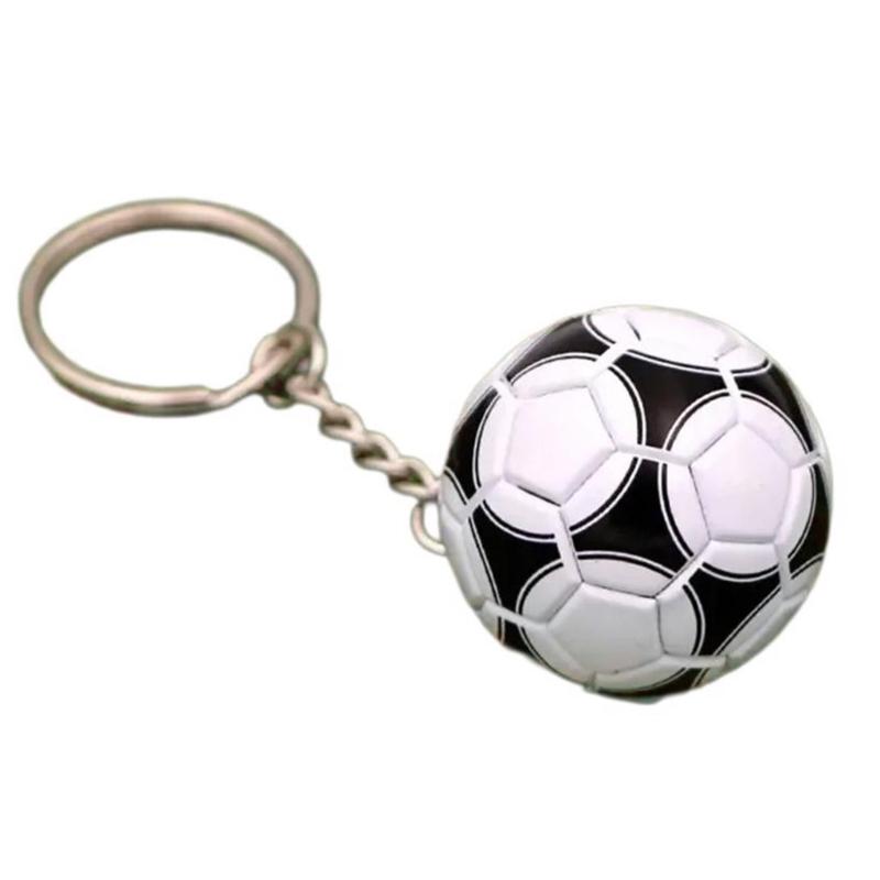 Europäische Stile Fußball Robuster Schlüsselanhänger aus Kunstleder Souvenir Anhänger Dekoration für Fans und Sammler zum Tragen