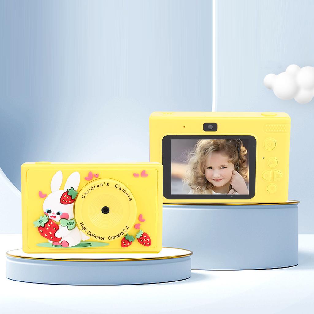 Digital Camera 2.4in Screen Dual Lens 48MP HD Photo 1080P Video Multi Filters Games MP3 Rechargeable Kids Camera