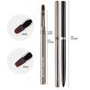 Round Flat Head Nail Art Brush Nail UV Gel Extension Builder Painting Drawing Carving Pen DIY Manicure Tool Set