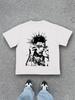 Unisexs High Street Punk Style Print Tshirt A Trendy Casual Style For Everyday Wear Perfect For Street Fashion Enthusiasts