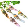 6/5pcs Garden Landscape Decor Simulation Birds Colorful Photography Props Foam Feathers Birds Home Decor with Clip