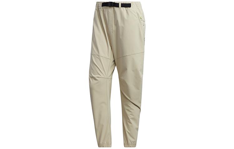 Adidas Knitted Sweatpants Men s Grassland Brown Moderate Straight Fit Pants GF4004 S