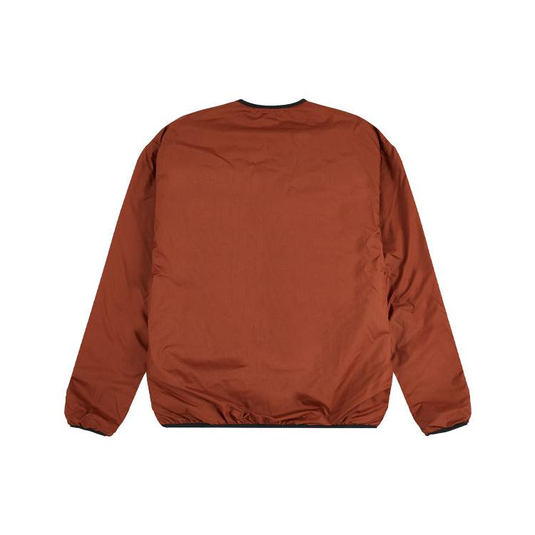 Converse Velvet Jackets Unisex Milk Tea Beige Crew Neck Thickened And Fleece Lined 10021950-A04