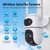 8MP Wireless WiFi Binocular Camera: Outdoor Waterproof Dome with Full Color Night Vision and Mobile Remote Monitoring