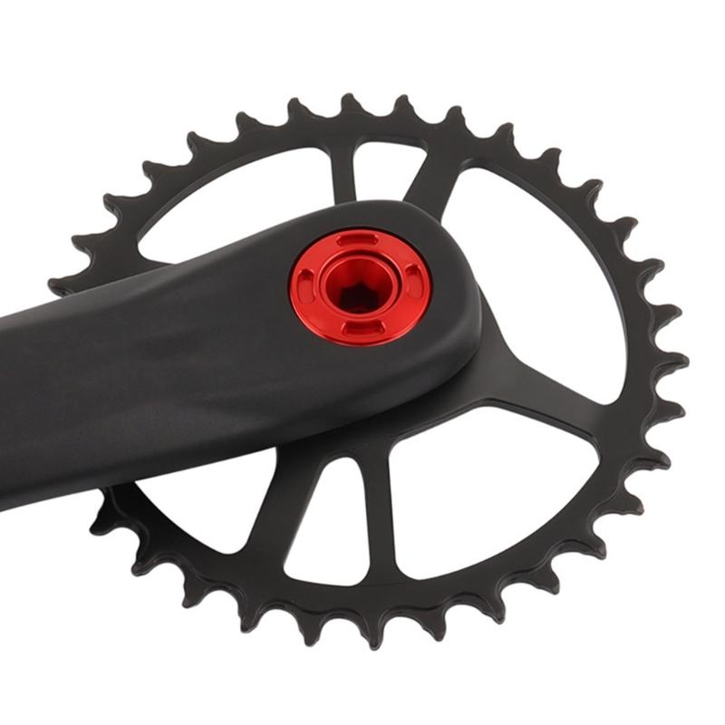 Bicycles Crankset Cover Bolt Screw Dust Cap Cranks Arm Fixing Bolt Road Bicycles Part For Smooth Cycling Experience