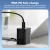 FONKEN 100W USB Tip C dişi Kare PD Fiş Dönüştürücü USB-C Hızlı şarj kablosu Thinkpad Dizüstü DC Güç Adaptörü Konektörü