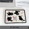 Cute Kitty Y-fold  Stand Cover with Pencil Slot for iPad Pro11 Pro13 Flip Magnetic Folding Stand Cover for Mini 7 Air 5 High Clear Cover