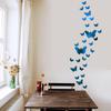 36pcs 3D Mirror Butterfly Wall Sticker Living Room Decor DIY Acrylic Butterflies Wall Decal for TV Background Bedroom Home Decor