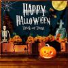 Halloween Tapestry Wall Hanging Skeleton Pumpkin Ghost Backdrop Party Decoration