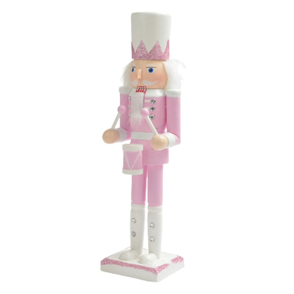Nutcrackers Soldier Wood Walnut Cracker Puppet Festive Christmas Home Decorations and Party Ornament Christmas Gift