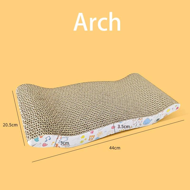 Cat Scratching Board Durable High Density Corrugated Paper Pet Furniture Bed Cat Scratch Pet Supplies Accessories for Cats