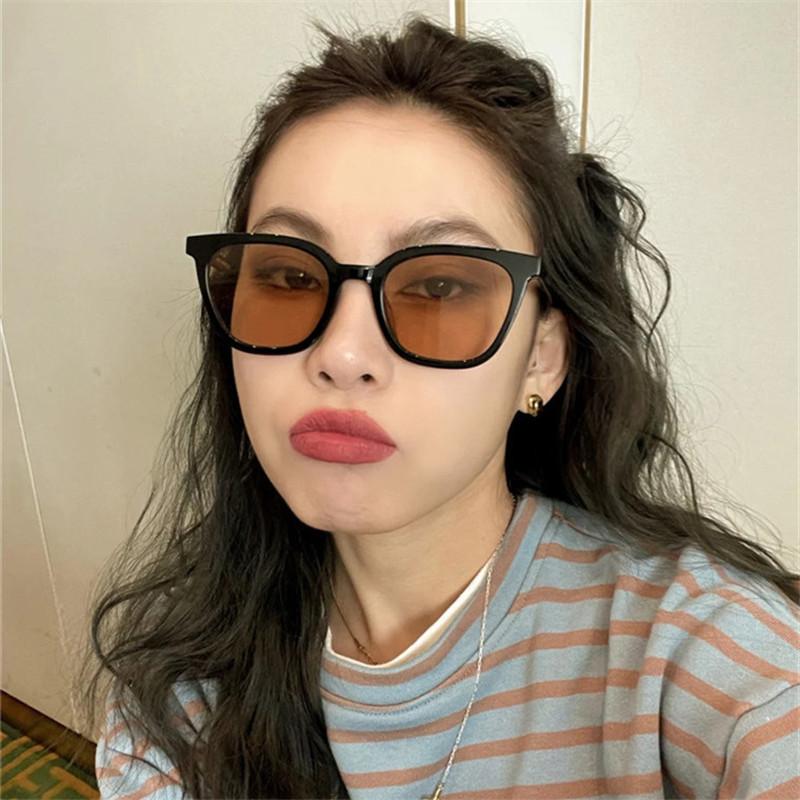 JYL TS Tea Color Sunglasses UV Protection For Driving Beach Z3536