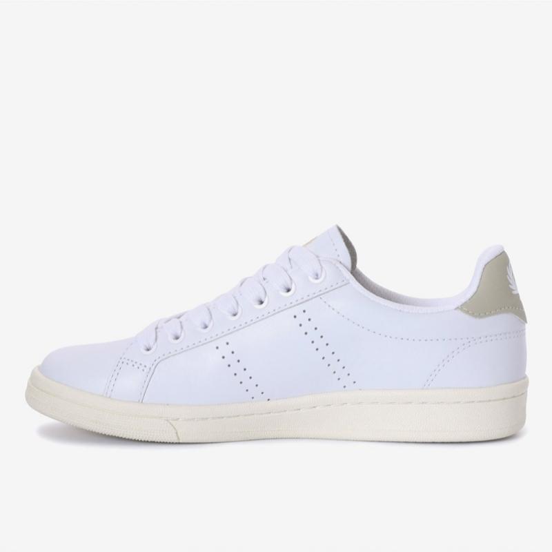 Fred Perry Men S B721 Leather White SneakerS T32