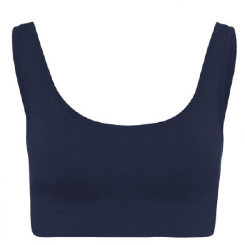 Hanro Touch Feeling Crop Top Pad  71806 Deep Navy 