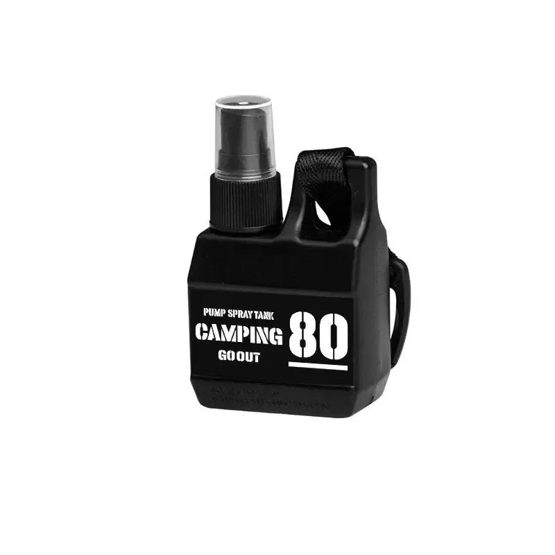 Outdoor Portable Spray Bottle Pump with Buckle for Camping Travel - Refillable Cosmetic Alcohol Perfume Dispenser Container