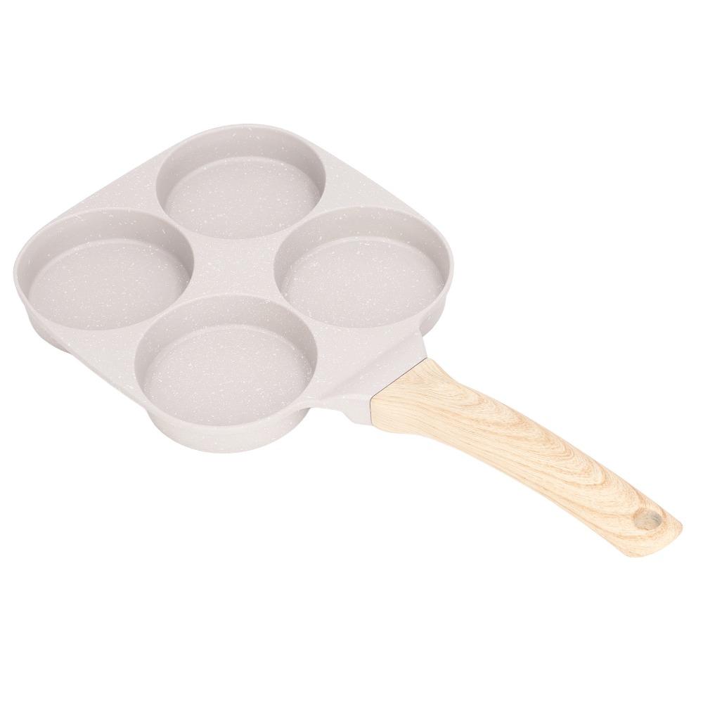 4 Cups Frying Pan Even Heating Pancake Pot Kitchen Supplies Egg Pan  Crepes/Burgers/Steak