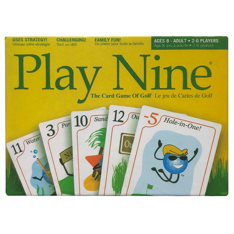 English Version Nine Rounds Golf Board Game for Family Gatherings