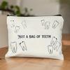 Simple Letter Funny Pattern Makeup Bag Women Handhold Bag Travel Cosmetic Storage Bag Toiletry Case Perfect Gifts For Women Girls