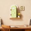 Kreativ älv-alv-dörr Lysande i mörkret Fönster Musshål Barnkammare Dekor