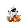 Flat Halloween Colored Window Hanging Acrylic Window Decoration, Creative Craft Pendant Home Decoration Hanging