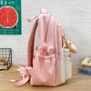 Schoolbag for Primary School Students Grade One, Two and Three Cartoon Color Contrast Girls Travel Backpack
