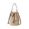 This Year's Popular Woven Bag Women's Large-capacity 2025 New Niche Versatile Seaside Vacation Messenger Bucket Bag