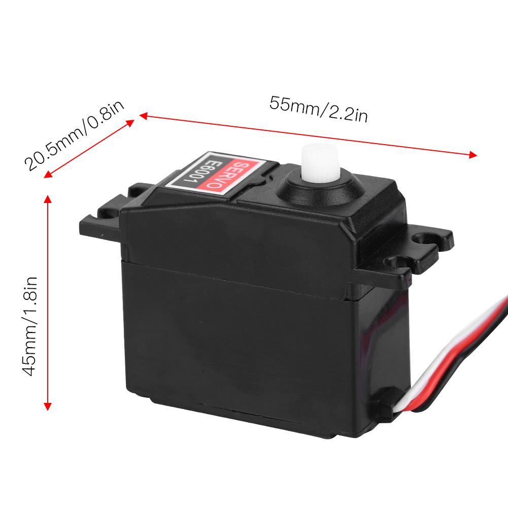 6KG E6001 Plastic Gr Analog Servo for 94105 94106 94166 1/10 RC Car