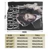 George Michael Music Blanket  Picnic Flannel Throw Blanket For Home Decor Soft Warm Custom Quality Bedspread Birthday Present