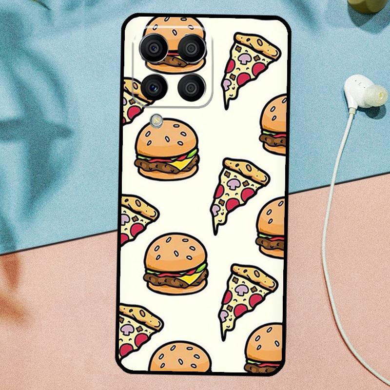 Pizza Sushi Food Donuts For Samsung Galaxy M31 M11 M23 M12 M13 M14 M15 M35 M55 M34 M54 M33 M53 M32 M52 M06 M16 Case