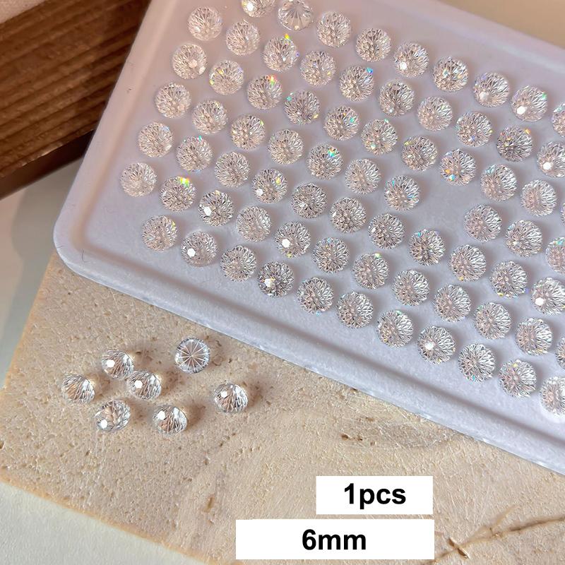 Clear Zircon Nail Rhinestones Colorful Charms Fireworks Brilliant Cut Nail Art Charms Sparkle Manicure Decoration 16