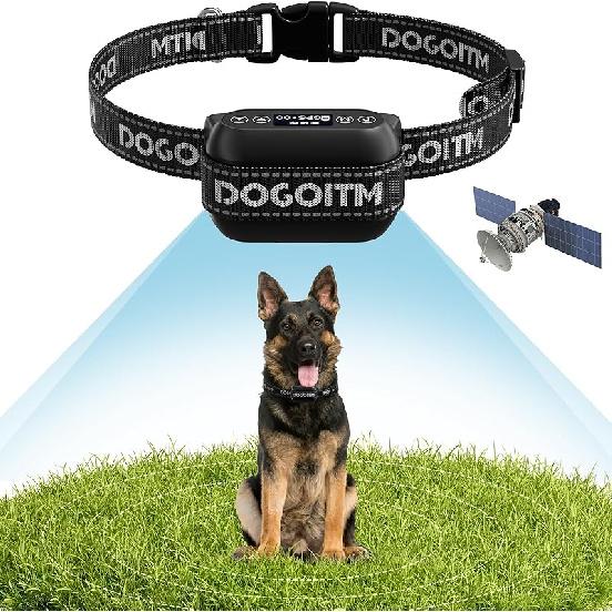 Wireless Dog Fence, GPS Wireless Dog Collar with 3 Correction Modes, Pet Containment System with AI Smart Signal, Electric Dog Fence Collar for For 1 Dog