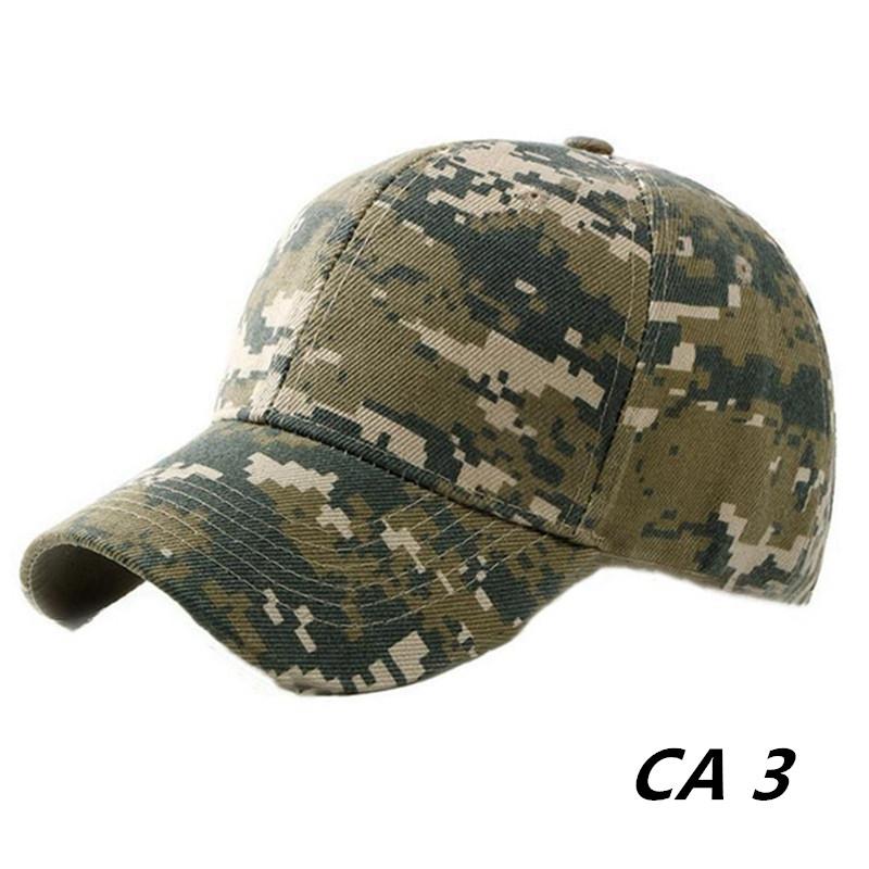 Summer Camouflage Printed Armygreen Running Sunhat Anti-Uv Golf Baseball Cap Outdoor Hiking Cycling Jungle Hunting Sunscreen Hat
