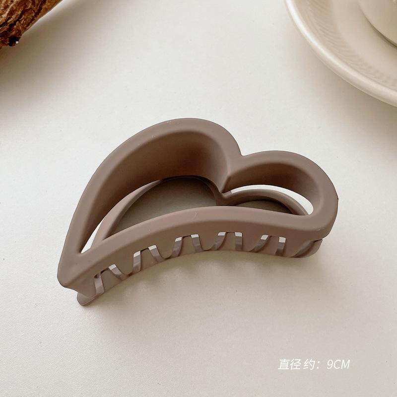 Massive schwarze matte große Haarklammern aus Acryl, Haarnadeln, Hai-Clip, Haarspange, Krabben-Haarspangen, Kopfbedeckung für Frauen, Haar-Accessoires