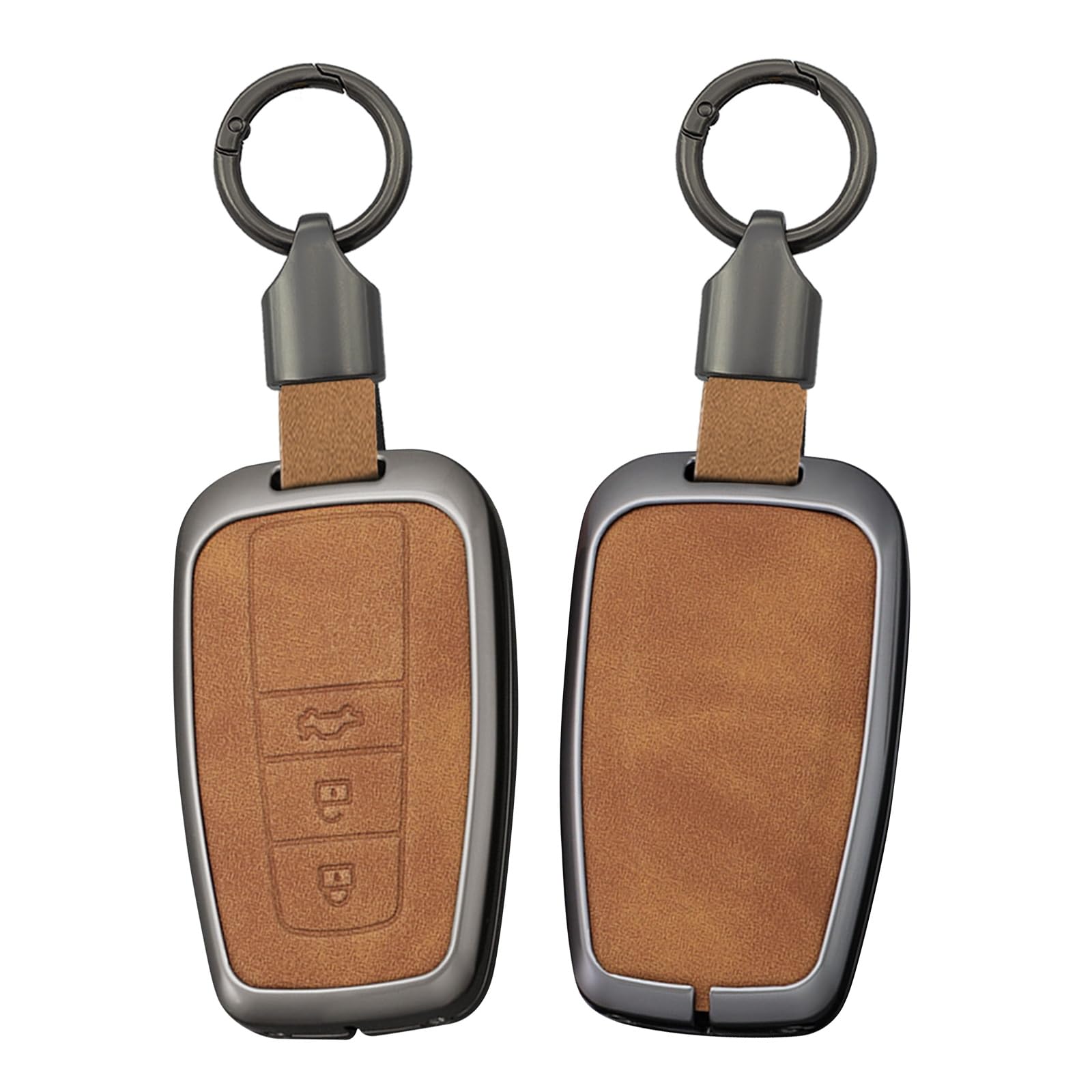 

Чехол для ключа Toyota, Держатель для ключа, Сплав, ПУ кожа, Корпус ключа, Corolla Crown, RAV4, 86, M коричневый