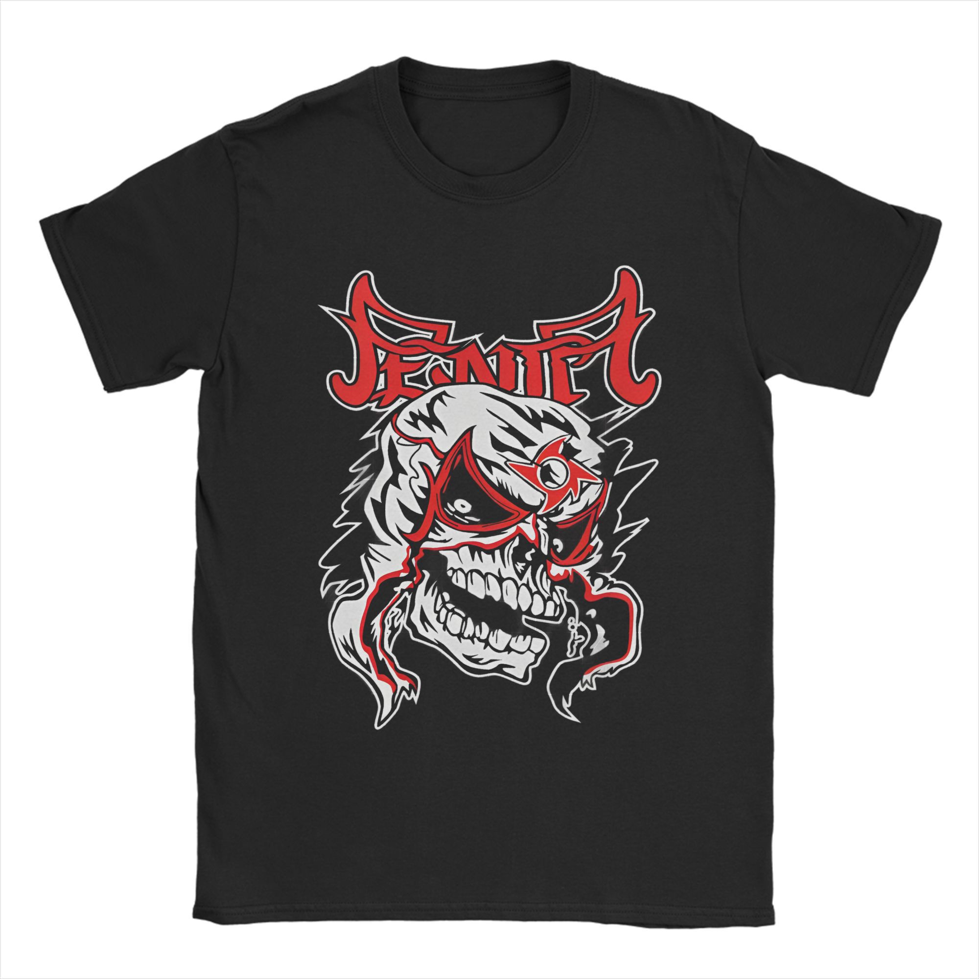 Lucha Bros Penta Says Men s T Shirts Penta Mask Boxing Fighter Creative Tee Short Sleeve Round Neck T-Shirt Cotton merchandise S