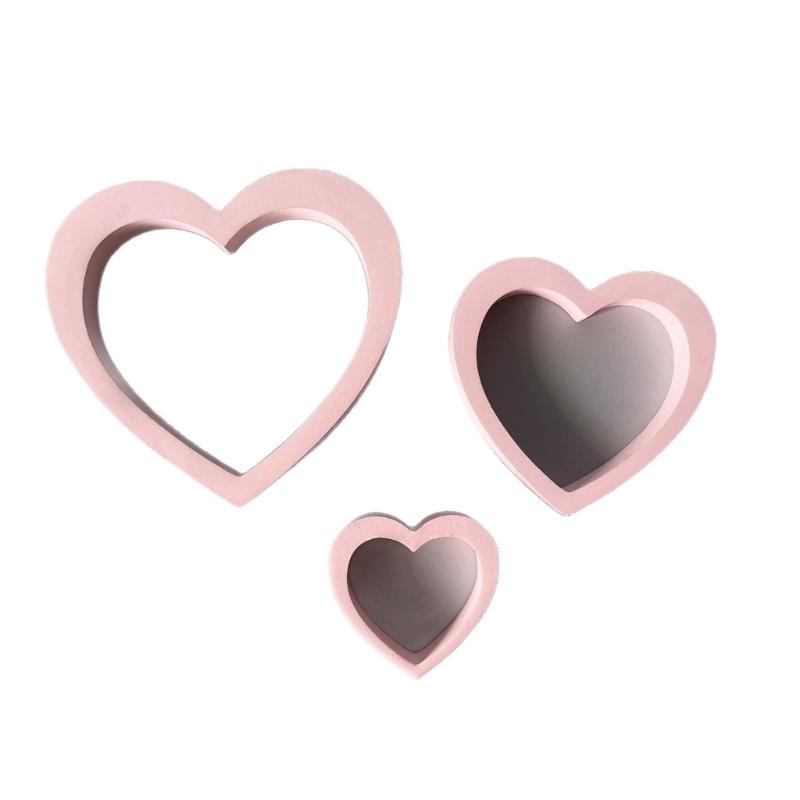 Romance Heart Shaped Silicone Mould for Wedding Valentines Candle Making and Craft Supplies