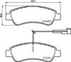 Br P 61 125 Brembo Brake Pads Rear