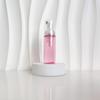 60ml Red Translucent Mousse Dispenser: Cosmetic Brush Foam Bottle for Face Wash and Travel Use