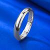 New S925 Full Body Silver Thick and Smooth Surface Ring Ins Cold Wind Stacked Ring Women's Exquisite Proposal Jewelry