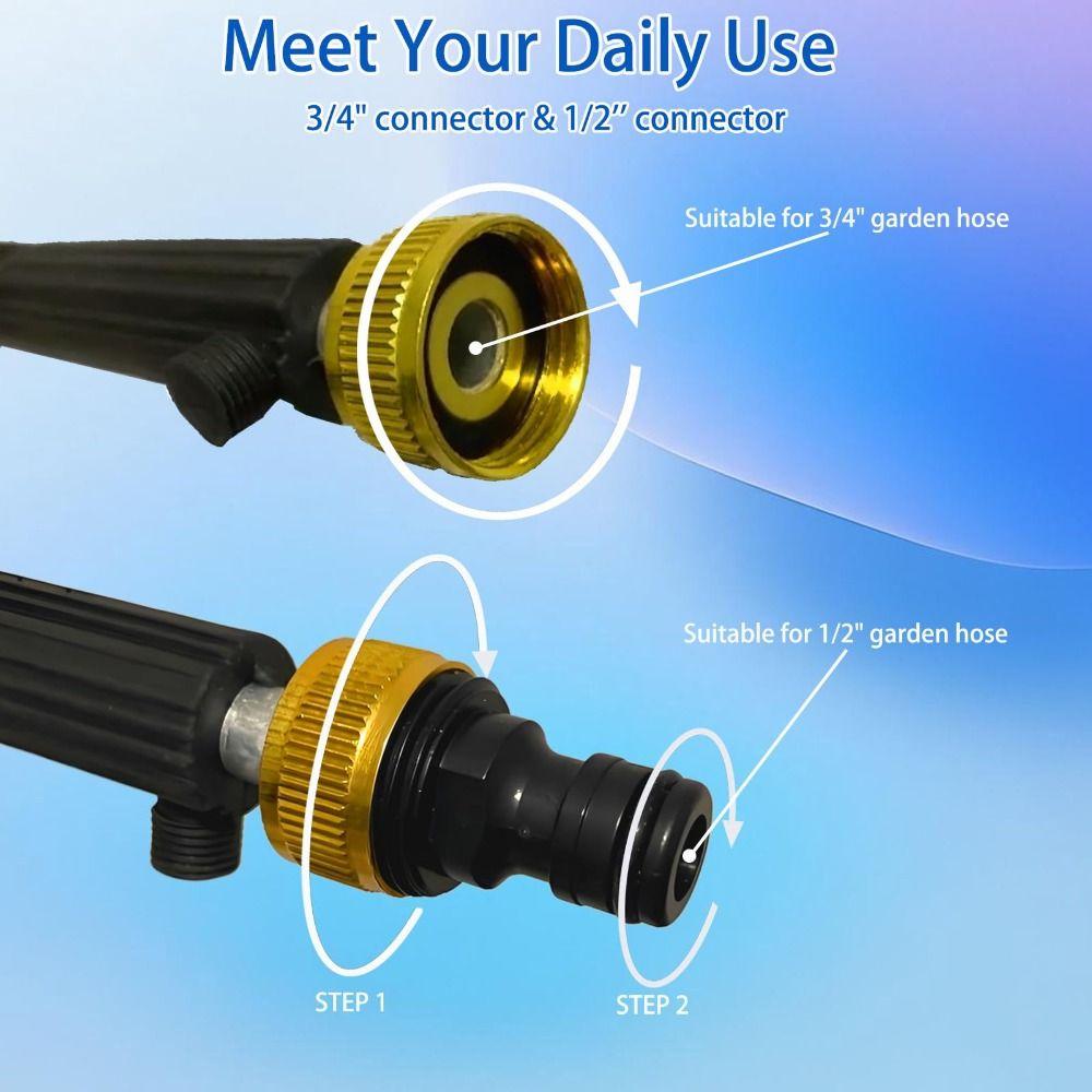 Easily Removes Stains Jet Nozzle Pressure Washer Hose Nozzle  Car Cleaning Tool